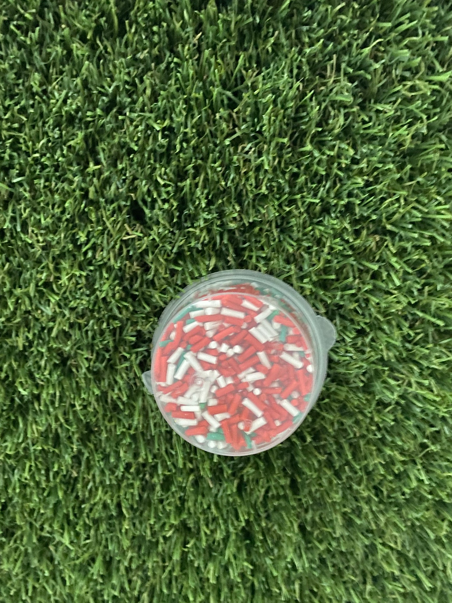 Various fimo slices and sprinkles