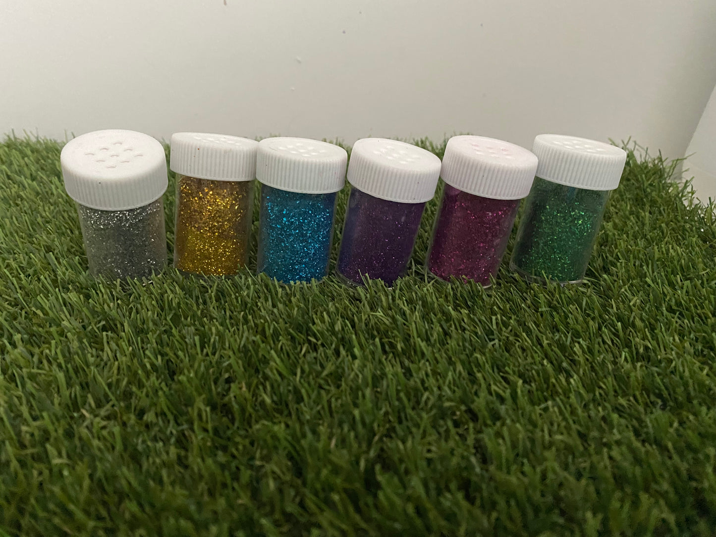 Mixed flake/fine glitters