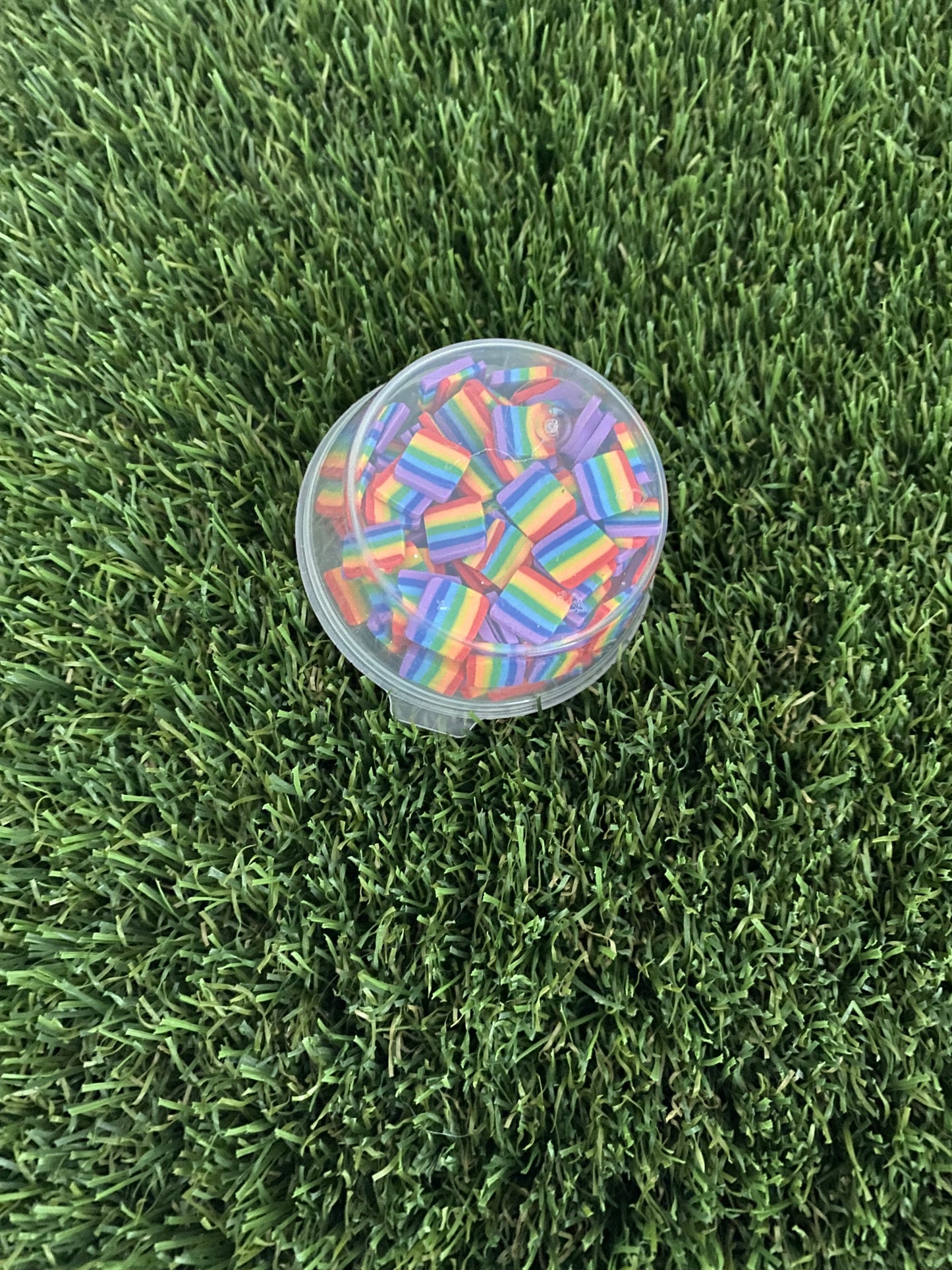 Various fimo slices and sprinkles